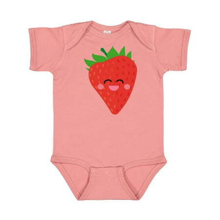 

Inktastic Strawberry Kawaii Gift Baby Boy or Baby Girl Bodysuit