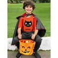thumbnail image 2 of Cute Halloween Kitten W Fangs T-Shirt Toddler -Image by Shutterstock,  4 Toddler, 2 of 4