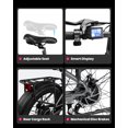 thumbnail image 6 of VEEFA Electric Bike for Adults 26" x 4.0" Fat Tire Ebike up to 28Mph Power by Peak 1000W Motor 48V 13Ah Built-in Removable Battery Mountain Bike UL 2849, 6 of 9