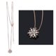 thumbnail image 2 of Cadena de Luz Colgante Clavícula Copo de Nieve Collar Temperamento Collares Colgantes, 2 of 7