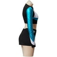 thumbnail image 3 of Women's Cheerleader-Inspired Outfit - Maddy Perez Sporty Crop Top & Mini Skirt Set, 3 of 10