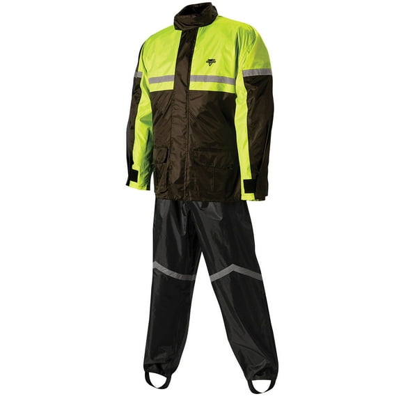 Nelson-Rigg SR-6000-HVY-06-3XL - SR-6000 Stormrider Motorcycle Rain Suit (3X-Large, Black/Yellow)