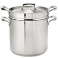 thumbnail image 1 of Browne Ensemble de Cuisson pour Pâtes en Acier Inoxydable Thermalloy, 3 Pcs, Capacité de 20 qt, 1 of 1