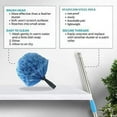 thumbnail image 4 of Yeyebest Cobweb Duster with Pole, 8ft Stainless Steel Pole Cobweb Brush with Medium-Stiff Bristles for Walls Beams Shelves Iight Fixtures and Window Screens, 4 of 7