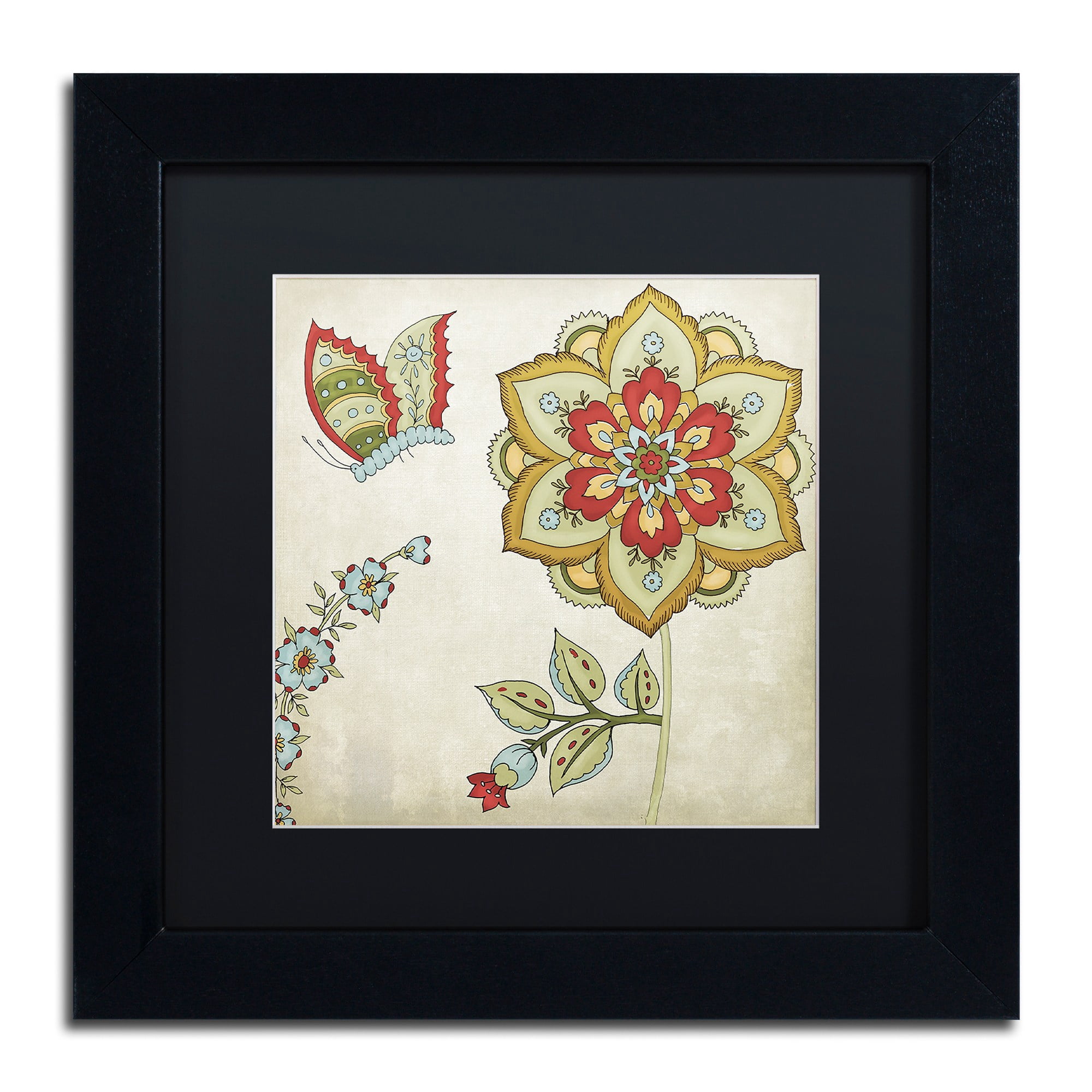 Trademark Fine Art "Sasha I" Canvas Art by Color Bakery, Black Matte, Black Frame