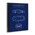 thumbnail image 3 of Stupell Industries Traditional Automobile Patent Blueprint Black Floating Frame Canvas Art, 17 x 21, by Karl Hronek, 3 of 8