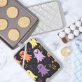 thumbnail image 5 of Yayeee Pot Holders Kitchen Heat Resistant with Pocket 7"x9.8" Cotton Oven Cooking Hot Pads, Yellow Halloween Ghosts, 5 of 7