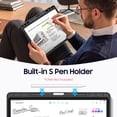 thumbnail image 4 of Fintie Clear Case for Samsung Galaxy Tab S12 Plus 12.6 Inch 2026, Transparent Back Shell, Viewing & Typing Angles, Shockproof, S Pen Holder, Auto Wake/Sleep, Black, 4 of 11