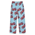 thumbnail image 2 of joogoo Cartoon Fire Trucks Pajama Pants Pj Bottoms Sleepwear Lounge XL, 2 of 9