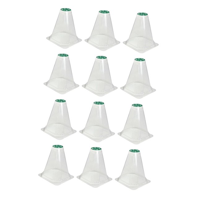 Cubierta protectora de plantas,Campanas de jardín para plantas Campana de invierno para plantas,Cobertura vegetal de protección contra congelamiento de animales al aire Transparente con tapa