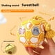 thumbnail image 5 of Greeniant Juguetes para cachorros, bola con sonido de campana para juego interactivo y diversión para masticar, pelota interactiva de juguete Suministros para perros amarillo, 5 of 6
