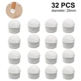 thumbnail image 1 of 32 enchufes redondos de 25 mm, color blanco Xemadio 221111-4, 1 of 9