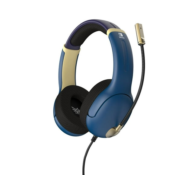 PDP AIRLITE Wired Headset: Brave Blue - Nintendo Switch, Nintendo Switch Lite, & Nintendo Switch - OLED Model, PDP AIRLITE W HS: Brave Blue
