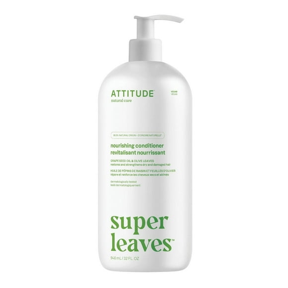 ATTITUDE super leaves, Nourishing Conditioner, Grape Seed Oil & Olive Leaves, 946 mL
