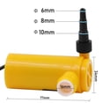 thumbnail image 4 of Mini bomba de agua sumergible de 12 V, adaptador de corriente . UU., elevación máxima de 10 m, fácil de llevar, rendimiento ligero y estable para Colco Bomba sumergible, 4 of 6