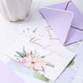 thumbnail image 6 of Violet 4x6 Inch Heavy Duty Thank You Cards with Envelopes 36 Pack for Weddings, Showers, Small Businesses, 6 of 7