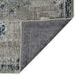 thumbnail image 4 of 7' Teal Blue Round Medallion Power Loom Area Rug, 4 of 5