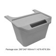 thumbnail image 3 of Caja de bandeja para consola de coche, cubo de basura de gran capacidad para Tesla modelo Y (gris), 3 of 8