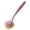 Pink, variant on Kitchen Dish Brushes with Handle,Stiff Bristles Dish Scrubber,Kitchen Scrub Brush,Dish Scrubber Brush,8.46 Inch Dish Scrub Brushes for Cleaning Dishes, Pots and Pans, Kitchen Sink, Counter,Gold