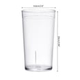 thumbnail image 5 of CIYISON 6pcs Unbreakable Plastic Juice Cup for Milk Champagne Cup Beer Mug Kitchen Bar, 5 of 9