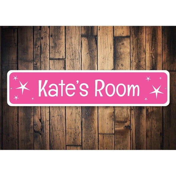 Pink Twinkle Novelty Sign, Metal Wall Decor - 4x18 inches