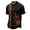 Black, variant on Men's Halloween Floral Ghost Embroidery Button Down Shirt, Day Of The Dead Pattern Long Sleeve Festive Party Top