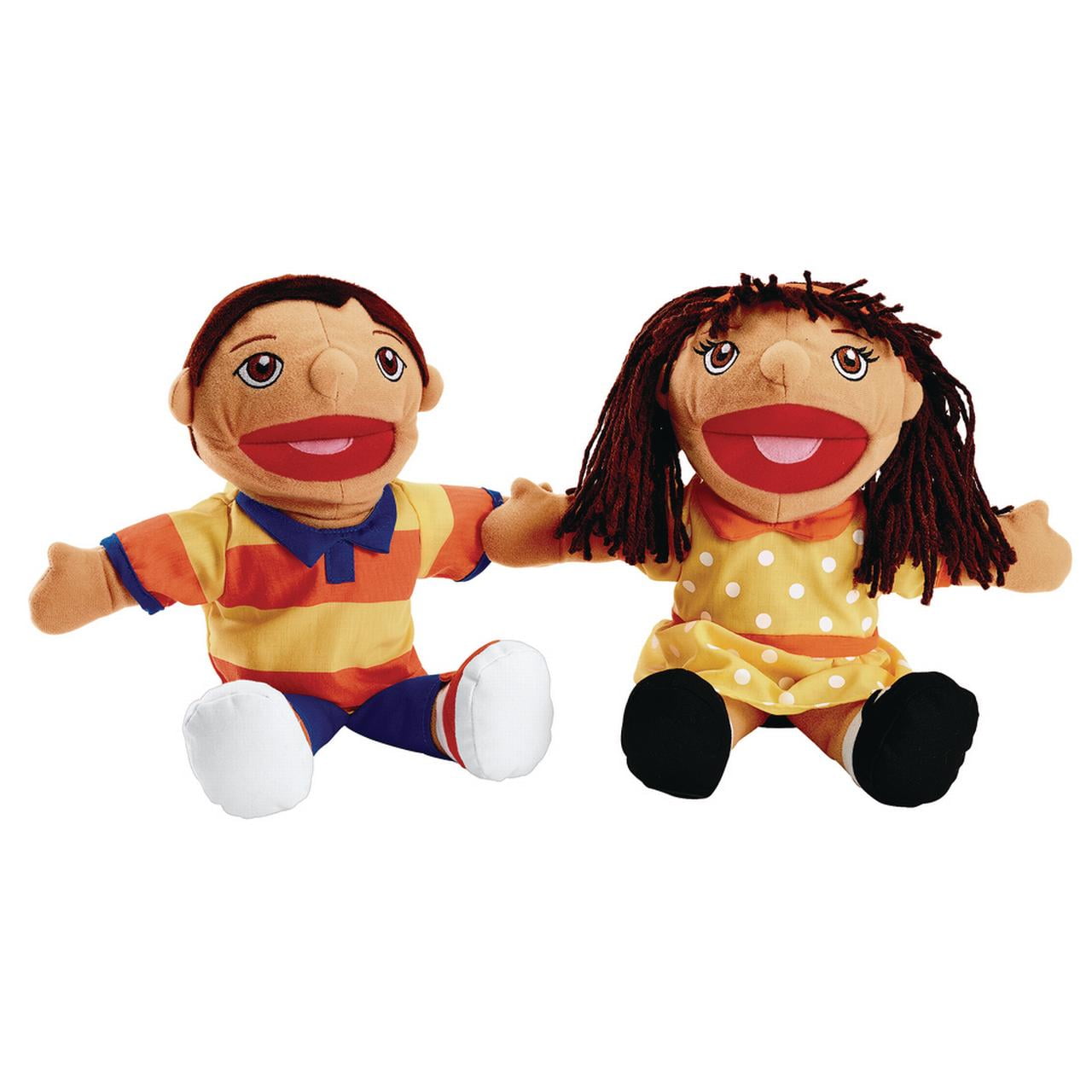 Excellerations Multicultural Boy and Girl Puppet Pairs, Set of 2 ...