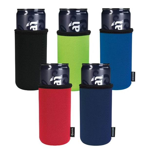 KOOZIE Premium Neoprene Slim Can Cooler Sleeves for Tall Skinny Can
