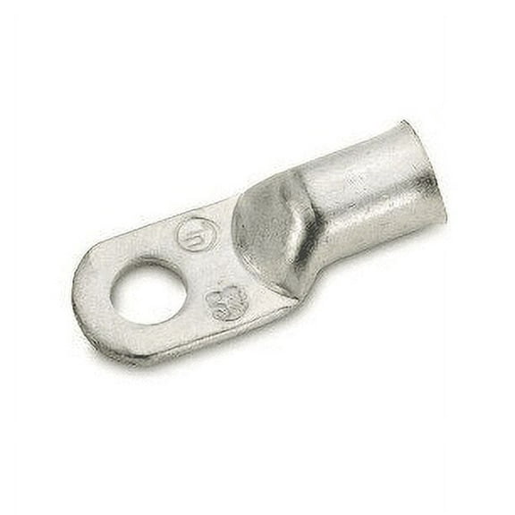 Crimp Supply 8 AWG Tinned Seamless Marine Lugs, 5/16" Post, 100 Pack