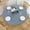 Denim Blue, variant on NLMUVW Round Fitted Vinyl Tablecloth with Elastic Edge 100% Waterproof Oil Proof PVC Table Cloth Wipe Clean Table Cover for Indoor and Outdoor, Red Flower, 40"- 44"