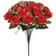thumbnail image 2 of Ramo de rosas de simulación, flores de seda, 18 rosas, para boda, sala de estar, con flores, decoración, flores falsas, 2 of 5