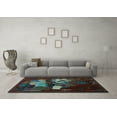 thumbnail image 3 of Ahgly Company Indoor Rectangle Persian Light Blue Traditional Area Rugs, 5' x 8', 3 of 4