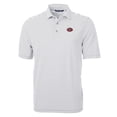 thumbnail image 2 of Men's Cutter & Buck Gray San Francisco 49ers Big & Tall Virtue Eco Pique Stripe Tri-Blend Recycled Polo, 2 of 3