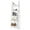 White, variant on Costway Ladder Shelf 5-Tier Plant Stand Wall-leaning Bookcase Display Rack Black