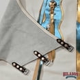 thumbnail image 6 of Hilason Bull Riding Pro Rodeo Chaps White Smooth Leather Bronc Show Adult, 6 of 6