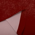thumbnail image 5 of Fengqque Girls's Long Sleeved Round Neck Waist-cinching Curved Hem Glitter Side Slit Top 3-12 Years Old Wine 11 Years, 5 of 7