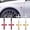 Red&sliver&Black&red, variant on 8PCS 3D Metal Cross Badge Stickers, 2.5×1.8 Inch Alloy Self-Adhesive Car Cross Emblem Decal for Body Fender Tail Scratch Cover