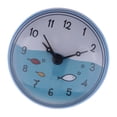 thumbnail image 4 of Shower Clock Bathroom Clock Wall Clock Bathroom Suction Mirror Clock, Selection , Blue, 75x35mm, 4 of 7