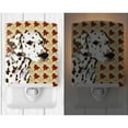 thumbnail image 2 of Caroline's Treasures SS4387CNL Dalmatian Fall Leaves Portrait Ceramic Night Light, 6x4x3", multicolor, 2 of 2