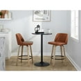 thumbnail image 2 of LumiSource White Toriano 26" Fixed-Height Counter Stool - Set of 2, 2 of 10