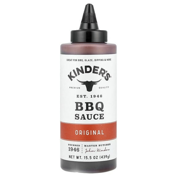 KINDER'S, BBQ Sauce, Original, 15.5 oz (439 g) Pack of 3
