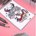 thumbnail image 5 of Soft Hair Note Pen Set Sketch Brush Marker Alcohol-based Comic Drawing Animation-subaoe, 5 of 5