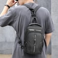 thumbnail image 3 of Crossbody Bags Men Multifunctional Backpack Shoulder Chest Bags, 3 of 8
