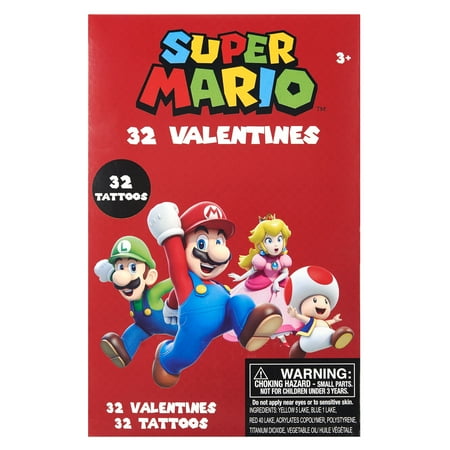 Way To Celebrate 32 Mario Val Tattoo Cards