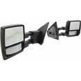 thumbnail image 3 of MIRROR Compatible For 2006 Lincoln Mark LT 2004-2012 Ford F-150 Left Driver and Right Passenger Towing Power Glass Textured Black, 3 of 5