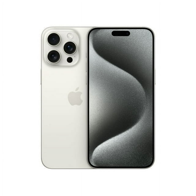 Restauré Apple iPhone 15 Pro Max 256 Go - Titane Blanc (AT&T) (Remis à Neuf)