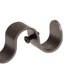 thumbnail image 3 of Soporte de varilla de cortina Unique Bargains, soporte doble de hierro para varilla de cortina de 20 mm, 125 x 72 x 21 mm marrón 2 piezas, 3 of 3