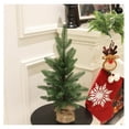thumbnail image 5 of Christmas Tree Artificial 22in Realistic Mini PE Xmas Tree for Table Desk Home Christmas Decorations, 5 of 6