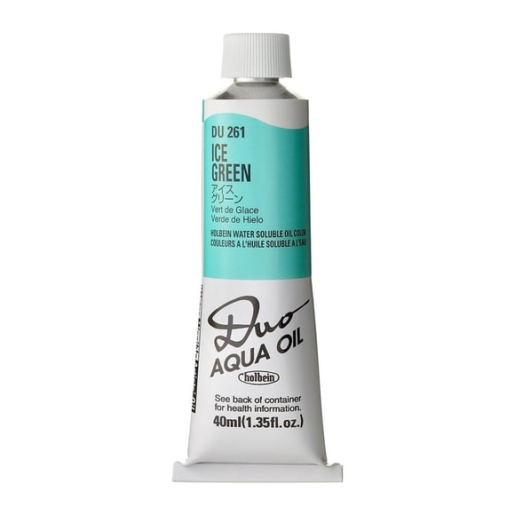 Holbein Duo Aqua Oil Verde Hielo (B) 40ml