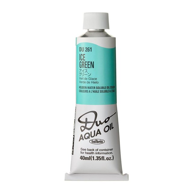 Holbein Duo Aqua Oil Verde Hielo (B) 40ml